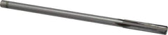 Made in USA - 5/16" Carbide-Tipped 4 Flute Chucking Reamer - Straight Flute, 9/32" Straight Shank, 1-1/2" Flute Length, 6" OAL - Apex Tool & Supply