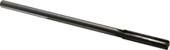 Made in USA - 25/64" Carbide-Tipped 4 Flute Chucking Reamer - Straight Flute, Straight Shank, 1-3/4" Flute Length, 7" OAL - Apex Tool & Supply