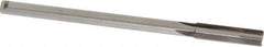 Made in USA - 7/16" Carbide-Tipped 4 Flute Chucking Reamer - Straight Flute, 3/8" Straight Shank, 1-3/4" Flute Length, 7" OAL - Apex Tool & Supply