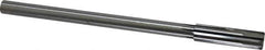 Made in USA - 35/64" Carbide-Tipped 6 Flute Chucking Reamer - Straight Flute, Straight Shank, 2" Flute Length, 8" OAL - Apex Tool & Supply