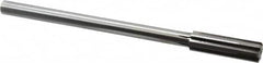 Made in USA - 19/32" Carbide-Tipped 6 Flute Chucking Reamer - Apex Tool & Supply