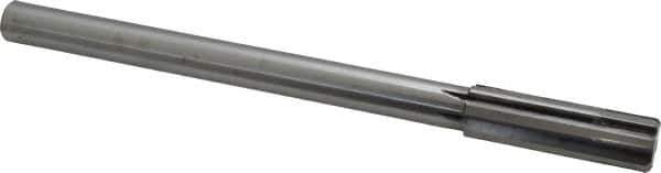 Made in USA - 3/4" Carbide-Tipped 6 Flute Chucking Reamer - Straight Flute, 5/8" Straight Shank, 2-1/2" Flute Length, 9-1/2" OAL - Apex Tool & Supply