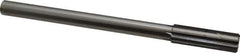 Made in USA - 49/64" Carbide-Tipped 6 Flute Chucking Reamer - Straight Flute, Straight Shank, 2-1/2" Flute Length, 9-1/2" OAL - Apex Tool & Supply