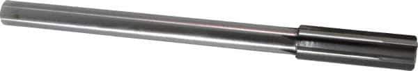 Made in USA - 51/64" Carbide-Tipped 6 Flute Chucking Reamer - Straight Flute, Straight Shank, 2-1/2" Flute Length, 9-1/2" OAL - Apex Tool & Supply