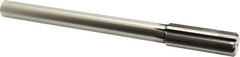 Made in USA - 59/64" Carbide-Tipped 8 Flute Chucking Reamer - Straight Flute, Straight Shank, 2-5/8" Flute Length, 10" OAL - Apex Tool & Supply