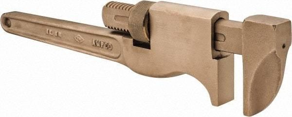 Ampco - 18" Aluminum Bronze Alloy Monkey Wrench - 3" Pipe Capacity - Apex Tool & Supply