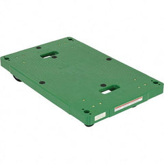 Vestil - 500 Lb Capacity Plastic Dolly - 33" Long x 21" Wide - Apex Tool & Supply