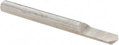 Value Collection - 1/8" Shank Diam, 1-1/2" OAL, 1/8" Cut Diam, Engraving Cutter - 0.058" LOC, Uncoated - Apex Tool & Supply