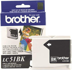 Brother - Black Ink Cartridge - Use with Brother DCP-130C, 330C, 350C, intelliFAX-1360, 1860C, 1960C, 2480C, 2580C, MFC-230C, 240C, 440CN, 465CN, 665CW, 685CW, 845CW, 885CW, 3360C, 5460CN, 5860CN - Apex Tool & Supply
