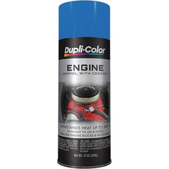 Krylon - 12 oz GM Blue Automotive Heat Resistant Paint - High Gloss Finish, Comes in Aerosol Can - Apex Tool & Supply