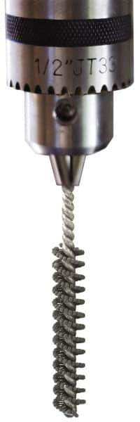 Brush Research Mfg. - 1-1/8" to 1-1/4" Bore Diam, Diamond Flexible Hone - Extra Fine, 8" OAL - Apex Tool & Supply