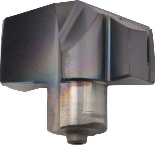 Iscar - Series ICP, 19.81mm Diam Grade IC908 140° Replaceable Drill Tip - Carbide, TiAlN Finish, 19 Seat Size - Apex Tool & Supply