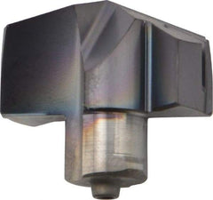 Iscar - Series ICP, 19.81mm Diam Grade IC908 140° Replaceable Drill Tip - Carbide, TiAlN Finish, 19 Seat Size - Apex Tool & Supply
