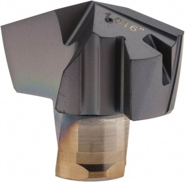 Iscar - Series ICP, 1.016" Diam Grade IC908 140° Replaceable Drill Tip - Carbide, TiAlN Finish, 25 Seat Size, Through Coolant - Apex Tool & Supply