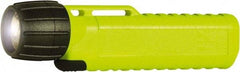Underwater Kinetics - White Xenon Bulb, 38 Lumens, Industrial/Tactical Flashlight - Yellow Plastic Body, 4 AA Alkaline Batteries Included - Apex Tool & Supply