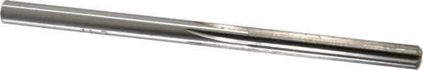 Made in USA - #2 High Speed Steel 6 Flute Chucking Reamer - Straight Flute, 0.221" Straight Shank, 1-1/2" Flute Length, 3-7/8" OAL - Apex Tool & Supply