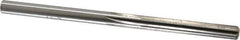 Made in USA - #2 High Speed Steel 6 Flute Chucking Reamer - Straight Flute, 0.221" Straight Shank, 1-1/2" Flute Length, 3-7/8" OAL - Apex Tool & Supply