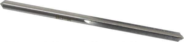 Made in USA - #25 High Speed Steel 4 Flute Chucking Reamer - Straight Flute, 0.1495" Straight Shank, 1" Flute Length, 3" OAL - Apex Tool & Supply