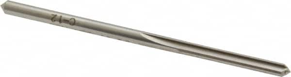 Made in USA - #27 High Speed Steel 4 Flute Chucking Reamer - Apex Tool & Supply