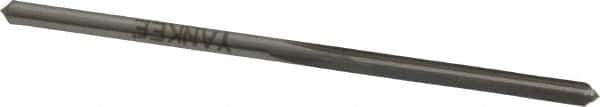 Made in USA - #41 High Speed Steel 4 Flute Chucking Reamer - Straight Flute, 0.096" Straight Shank, 7/8" Flute Length, 2-3/8" OAL - Apex Tool & Supply