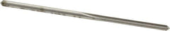 Made in USA - #46 High Speed Steel 4 Flute Chucking Reamer - Straight Flute, 0.081" Straight Shank, 3/4" Flute Length, 2-1/8" OAL - Apex Tool & Supply