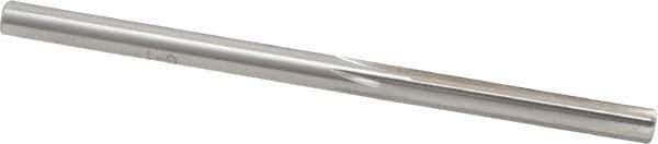 Made in USA - 13/64" High Speed Steel 6 Flute Chucking Reamer - Straight Flute, 13/64" Straight Shank, 1-1/4" Flute Length, 3-5/8" OAL - Apex Tool & Supply