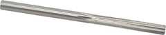 Made in USA - 15/64" High Speed Steel 6 Flute Chucking Reamer - Straight Flute, 15/64" Straight Shank, 1-1/2" Flute Length, 3-7/8" OAL - Apex Tool & Supply