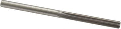 Made in USA - Letter E High Speed Steel 6 Flute Chucking Reamer - Straight Flute, 1/4" Straight Shank, 1-1/2" Flute Length, 4" OAL - Apex Tool & Supply