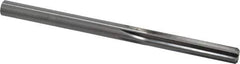 Made in USA - 9/32" High Speed Steel 6 Flute Chucking Reamer - Straight Flute, 9/32" Straight Shank, 1-1/2" Flute Length, 4-1/4" OAL - Apex Tool & Supply