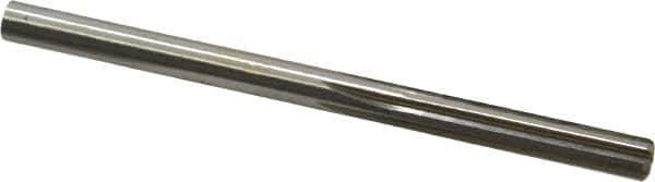 Made in USA - Letter H High Speed Steel 6 Flute Chucking Reamer - Straight Flute, 0.266" Straight Shank, 1-1/2" Flute Length, 4-1/8" OAL - Apex Tool & Supply