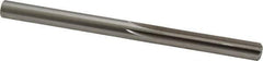 Made in USA - Letter N High Speed Steel 6 Flute Chucking Reamer - Straight Flute, 0.302" Straight Shank, 1-1/2" Flute Length, 4-3/8" OAL - Apex Tool & Supply
