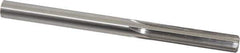 Made in USA - Letter U High Speed Steel 6 Flute Chucking Reamer - Straight Flute, 0.368" Straight Shank, 1-3/4" Flute Length, 5" OAL - Apex Tool & Supply