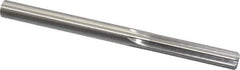Made in USA - Letter V High Speed Steel 6 Flute Chucking Reamer - Straight Flute, 0.377" Straight Shank, 1-3/4" Flute Length, 5" OAL - Apex Tool & Supply