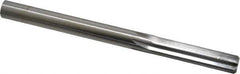 Made in USA - Letter Y High Speed Steel 6 Flute Chucking Reamer - Straight Flute, 0.404" Straight Shank, 1-3/4" Flute Length, 5-1/4" OAL - Apex Tool & Supply