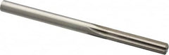 Made in USA - 0.312" High Speed Steel 6 Flute Dowel Pin Chucking Reamer - Apex Tool & Supply