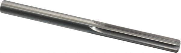 Made in USA - 0.373" High Speed Steel 6 Flute Chucking Reamer - Straight Flute, 0.373" Straight Shank, 1-3/4" Flute Length, 5" OAL - Apex Tool & Supply