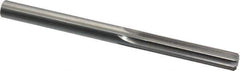 Made in USA - 0.373" High Speed Steel 6 Flute Chucking Reamer - Straight Flute, 0.373" Straight Shank, 1-3/4" Flute Length, 5" OAL - Apex Tool & Supply