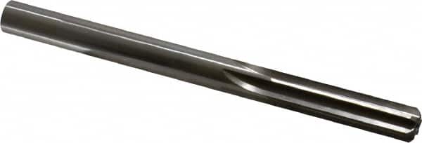 Made in USA - 0.4355" High Speed Steel 6 Flute Dowel Pin Chucking Reamer - Apex Tool & Supply