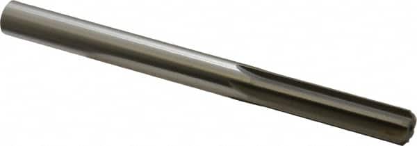 Made in USA - 0.498" High Speed Steel 6 Flute Dowel Pin Chucking Reamer - Apex Tool & Supply