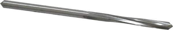 Made in USA - #29 High Speed Steel 4 Flute Chucking Reamer - Spiral Flute, 0.136" Straight Shank, 1" Flute Length, 2-7/8" OAL - Apex Tool & Supply