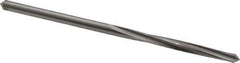 Made in USA - #42 High Speed Steel 4 Flute Chucking Reamer - Spiral Flute, 3/32" Straight Shank, 3/4" Flute Length, 2-1/4" OAL - Apex Tool & Supply