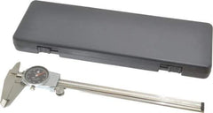 TESA Brown & Sharpe - 0" to 8" Range, 0.001" Graduation, 0.1" per Revolution, Dial Caliper - Black Face, 1.9" Jaw Length - Apex Tool & Supply