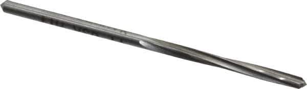 Made in USA - 3/32" High Speed Steel 4 Flute Chucking Reamer - Spiral Flute, 3/32" Straight Shank, 3/4" Flute Length, 2-1/4" OAL - Apex Tool & Supply