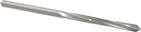 Made in USA - 9/64" High Speed Steel 4 Flute Chucking Reamer - Spiral Flute, 9/64" Straight Shank, 1" Flute Length, 2-7/8" OAL - Apex Tool & Supply