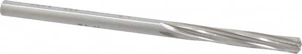 Made in USA - 3/16" High Speed Steel 6 Flute Chucking Reamer - Apex Tool & Supply