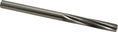 Made in USA - 5/16" High Speed Steel 6 Flute Chucking Reamer - Spiral Flute, 5/16" Straight Shank, 1-1/2" Flute Length, 4-1/2" OAL - Apex Tool & Supply