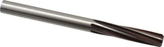 Made in USA - 29/64" High Speed Steel 6 Flute Chucking Reamer - Spiral Flute, 29/64" Straight Shank, 1-3/4" Flute Length, 5-5/8" OAL - Apex Tool & Supply