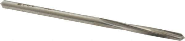 Made in USA - 1/8" High Speed Steel 4 Flute Chucking Reamer - Spiral Flute, 1/8" Straight Shank, 1-3/16" Flute Length, 2-5/8" OAL - Apex Tool & Supply