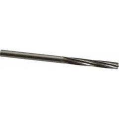 Made in USA - 0.251" High Speed Steel 6 Flute Chucking Reamer - Apex Tool & Supply