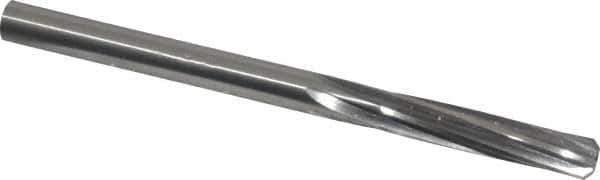 Made in USA - 0.3115" High Speed Steel 6 Flute Chucking Reamer - Spiral Flute, 0.3115" Straight Shank, 1-1/2" Flute Length, 4-1/2" OAL - Apex Tool & Supply